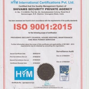 iso certificate